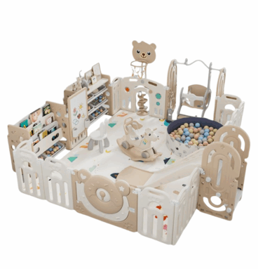 Corral multiuegos osito - beige